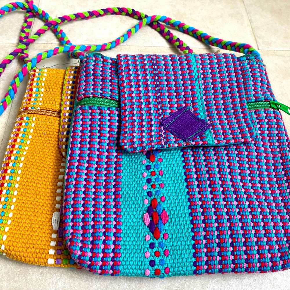 Handmade/handwoven satchel (small)